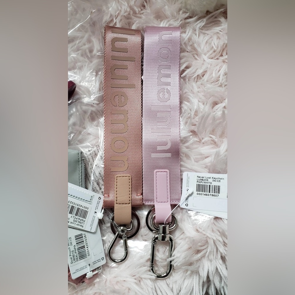 Lululemon Peach Keychain